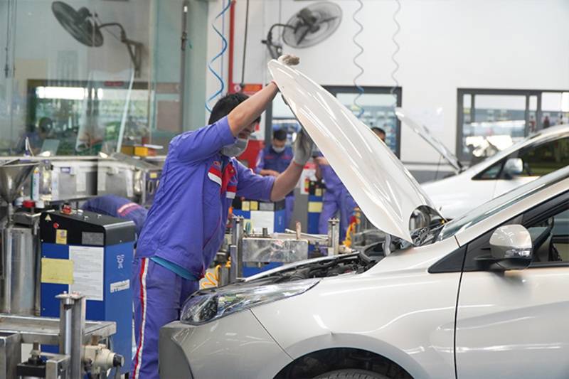 lịch kiểm tra hệ thống điện ô tô