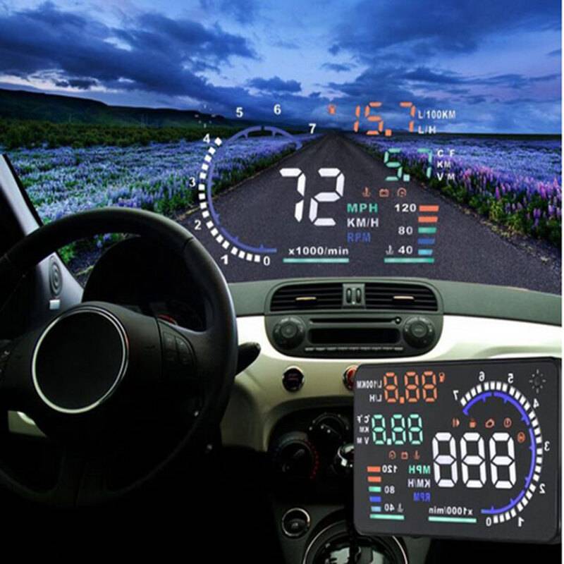 Lắp đặt màn hình HUD xe hơi