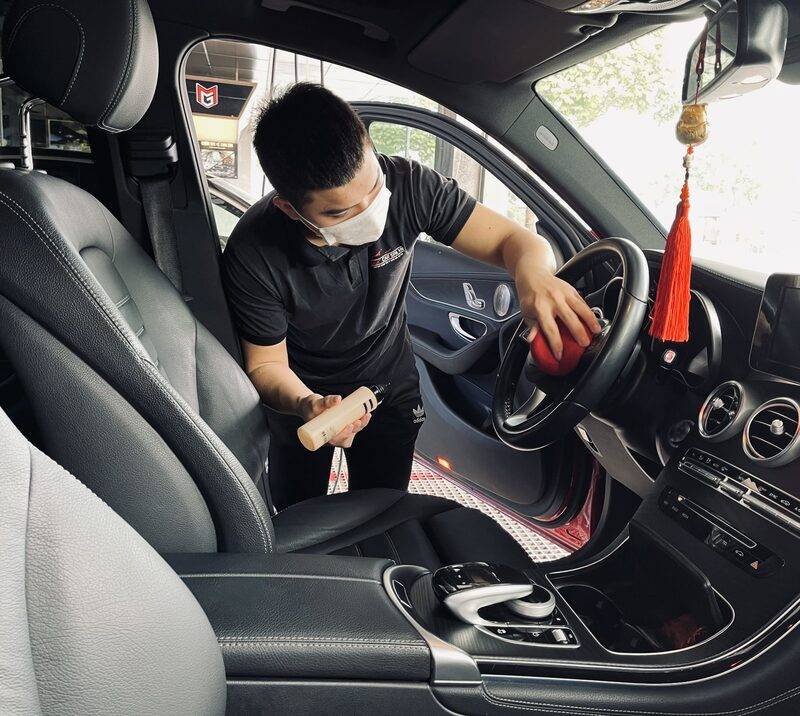 quy trình phủ nano nội thất ô tô