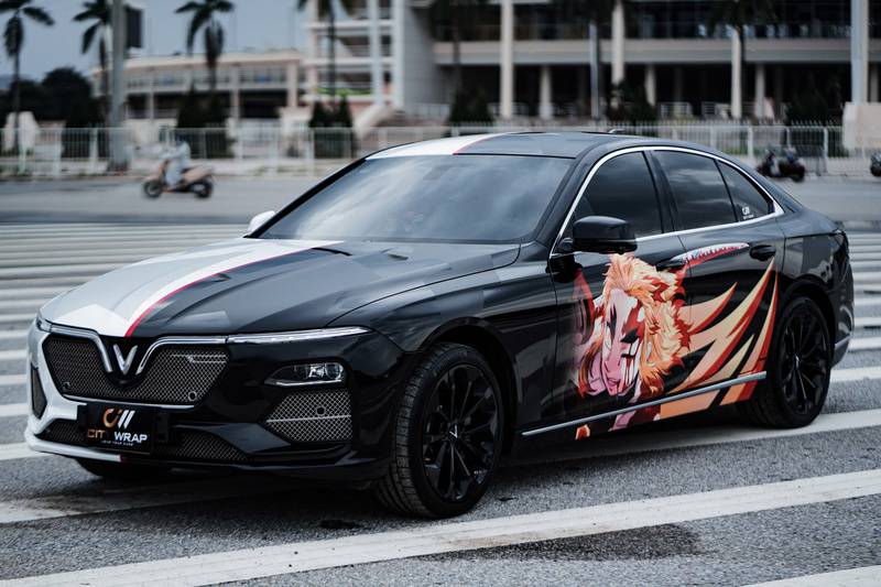 giá thành dán tem trùm ô tô