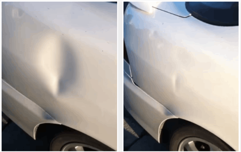 Lý do nên sơn lại xe ô tô bị móp