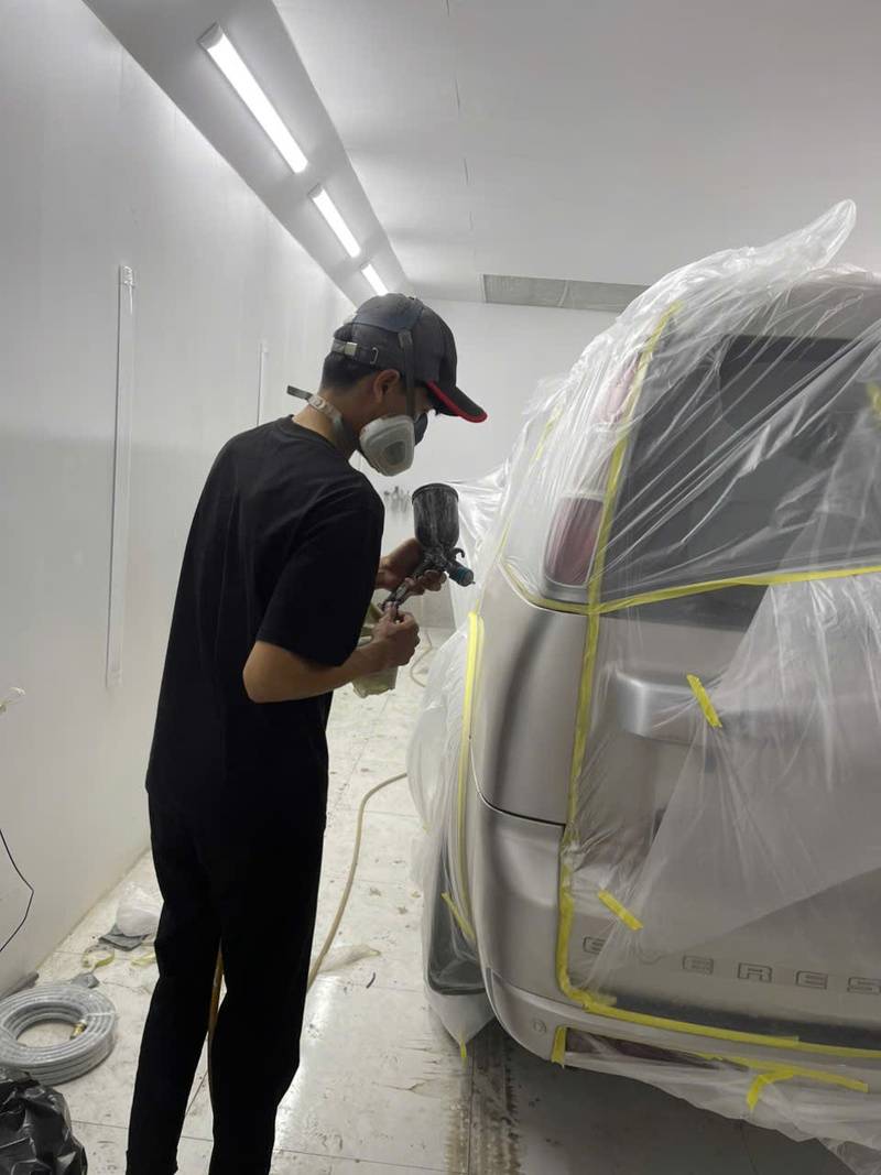 Các lỗi thường gặp khi sơn xe ô tô